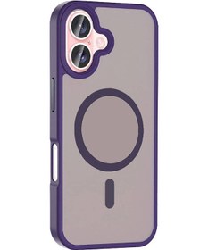 Resim Apple Uyumlu iPhone 16 Plus Kılıf Magsafe Şarj Özellikli Mat Arka Yüzey Zore Sio Kapak-rose Gold Rose Gold 