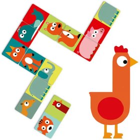 Resim Djeco Domino Animo Puzzle 