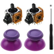 Resim Mor-jcd 3d Analog Joystick Çubuk Sensör Modülü Ps5 Denetleyicisi Için Potansiyometreler Thumbstick 