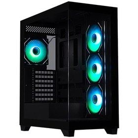 Resim Bitfenix Cube Premium 600w 80+ Tempered Glass Frgb Usb 3.0 Mesh Atx Mid Tower Siyah Kasa 