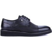 Resim Fosco - Siyah Hakiki Deri Erkek Günlük Ayakkabı 2918 - 6940-538-siyah Siyah 