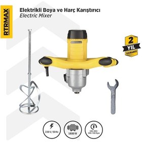 Resim Rtrmax RTM396 Elektrikli Boya ve Harç Karıştırıcı 1800 W 140 mm 