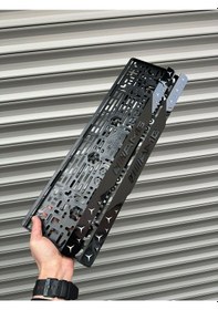 Resim Vipplaka Amg Uyumlu Ortası Mat Plakalık 