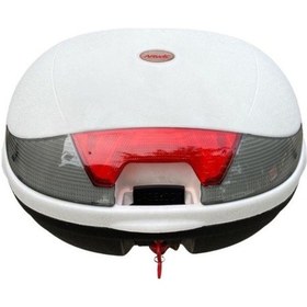 Resim Motosiklet Çantası Cv 46 Litre Arwic Beyaz 