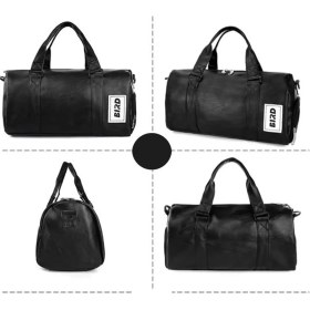 Resim Woys Bags Freedom Bird Su Geçirmez Profesyonel Siyah Spor Çantası - Fitness Sporcu Çantası 