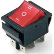 Resim Geniş Işıklı Anahtar On-off-on 6p 