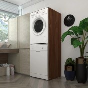 Resim Kenzlife çamaşır-bulaşık makinesi dolabı katinka cvz 180*70*60 banyo çift katlı kapaksız arkalıksız 