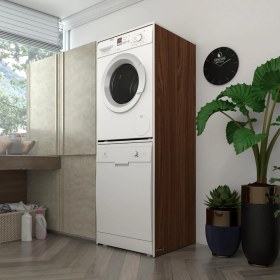 Resim Kenzlife çamaşır-bulaşık makinesi dolabı katinka cvz 180*70*60 banyo çift katlı kapaksız arkalıksız 