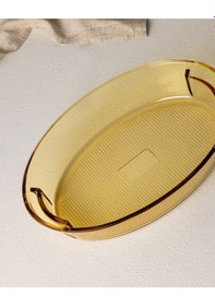 Resim Lyon Oval Borosilikat Cam Fırın Tepsisi - Sarı 8684427208038 Çok Renkli 