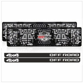 Resim Appcity 4X4 Offroad Takmatik Pleksi Plakalık (2 Adet) 415062882 