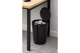 Resim Primanova 6 Lt Banyo Mutfak Tezgah Üstü Çöp Kovası - Siyah 