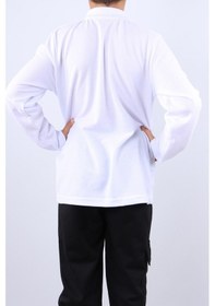 Resim Hçm Çocuk Unisex Okul Lakosu Uzun Kollu C16 Beyaz 