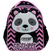 Resim Muggle Anaokul Çantası Panda Siyah Mu-7327 
