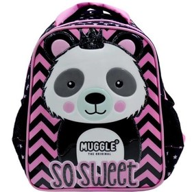 Resim Muggle Anaokul Çantası Panda Siyah Mu-7327 