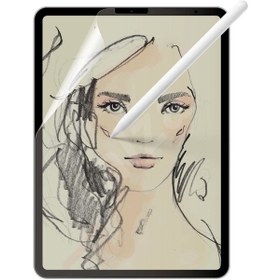 Resim Apple iPad Pro 11\ 2.nesil 2020 Paperlike Nano Kırılmaz Ekran Koruyucu Paper Like Kağıt Hissi Esnek 