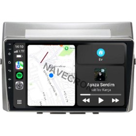 Resim NAVECRON TOYOTA VERSO 2006-08 UYUMLU ANDROID MULTİMEDYA GERÇEK 4/64 KABLOSUZ CARPLAY GERİ GÖRÜŞ KAMERALI 