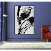 Resim Soyut Büyük Boy El Yapımı Yağlı Boya Tablo 95x130cm 