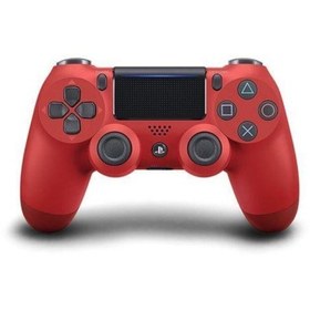 Resim Sony Ps4 Dualshock Kablosuz Kumanda Magma Red - Mağma Kırmızısı V2 A Kalite 