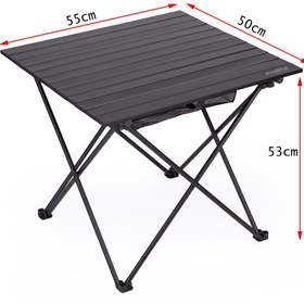 Resim Evolite Nature Katlanabilir Alüminyum Kamp Masası Orta Boy (50x55x53) 