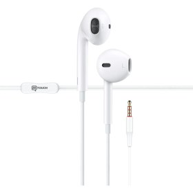 Resim Intouch Sense Stereo 3.5mm jak Girişli Kablolu Kulaklık, Beyaz 
