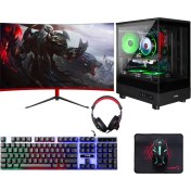Resim Turbox TX6042 I5 9400F 16GB Ddr4 512GB SSD 8gb RX580 23.6 Curved Oyun Hazır Sistem 
