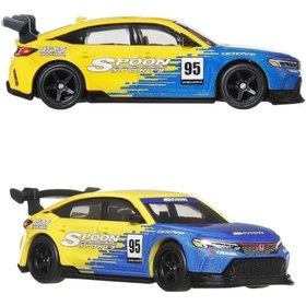 Resim HOT WHEELS Premium Car Culture 2'li 99 Honda Cıvıc Type R (Ek 9) & Honda Cıvıc Type R HBL96 JBL00 