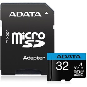 Resim Adata 32GB Premier microSDHC Card with Adapter UHS-I Class10 V10 Hafıza Kartı 