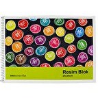 Resim Umix Craft And Arts 6 Renk Suluboya Kalemi ve Spiralli Resim Defteri 