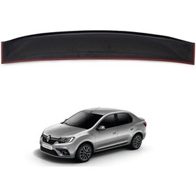Resim Renault Symbol 2013+ Arka Cam Üstü Spoyler Parlak Siyah 