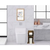 Resim Bk Home Doğal Masif Ahşap Tuvalet Kağıtlığı Ve Dekoratif Retro Ah (551052193) Bk