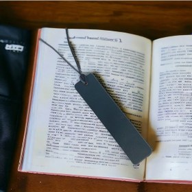 Resim Deri Kitap Ayracı, Mavi 