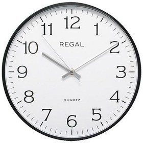 Resim Regal 0250 BW İnce Çerçeve Slim Duvar Saati 