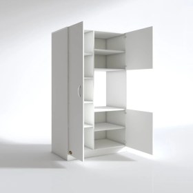 Resim Kenzlife Suntalam Ankastre Fırın Dolabı 180x100x58 cm – Çok Bölmeli, Kapaklı ve Raflı Mutfak Dolap Ünitesi 