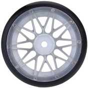 Resim Singree 1/10 Rc Araba İçin 4 Adet Gümüş Renkli Dayanıklı Sürüş Lastiği Seti 