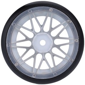 Resim Singree 1/10 Rc Araba İçin 4 Adet Gümüş Renkli Dayanıklı Sürüş Lastiği Seti 