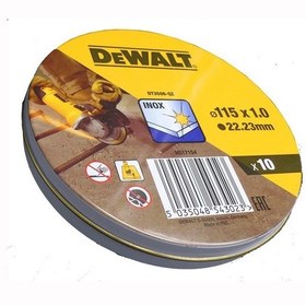 Resim Dewalt Dt3506 115x1.0 Mm Inox Kesici Disk 10'lu 