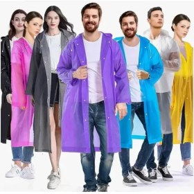 Resim Ayder Timya Kadın Erkek Yağmurluk Kapüşonlu Çıtçıtlı Eva Raincoat (Timya/Go1395) 202570 