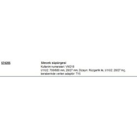 Resim Valeo SILECEK SETI SILENCIO 700/650MM ( PEUGEOT 307 01-04 ) 70/65 