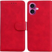 Resim İpohone Uyumlu 17 İçin Mıknatıslı Stand Tutucu Premium Pu Deri Kartlık Flip Kılıf 