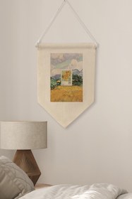 Resim Salon Pinterest Duvar Dekoru, Van Gogh Sanat Serisi, Kanvas Flama Askılı Duvar Örtüsü NO:412 - Renkli - 2 / 70 x 100 