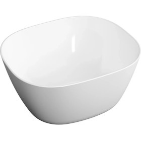 Resim VitrA Plural 7811B403-0016 Kare Yüksek Çanak Lavabo, VitrA Clean, 45 cm, Beyaz 
