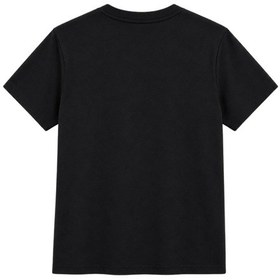 Resim Vadon 1009 Kadın Pamuklu Regular Fit Bisiklet Yaka Yumuşak Dokulu Kısa Kollu Basic T-shirt Siyah 