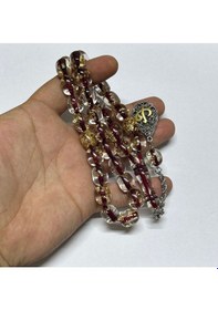 Resim Han Ticarethane Mor Altın Varaklı Uçak Camı Tesbih 