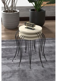 Resim Zigon Sehpa Lükens Krem Çok Renkli 