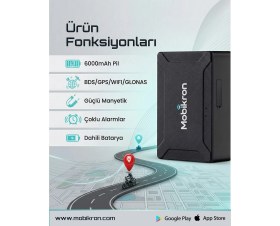 Resim Mobikron MK-500-1 Motosiklet Gps Takip Cihazı 2026 - Mıknatıslı Kablosuz Akü Bitirmez 24 Ay Hat Dahil Şarjlı 