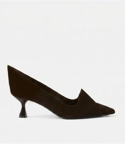 Resim Hotiç Kadın Süet Deri Kahverengi Sivri Burunlu Minimal Stiletto 01ayh318310a480 01ayh318310a480 Kahverengi 