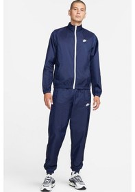 Resim Nike Sportswear Club Lined Woven Men's Track Suit Erkek Dokuma Eşofman Takımı Lacivert 