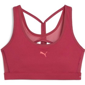Resim Puma 4keeps Cloudspun Bra Kiremit Kadın Bra Kırmızı 