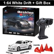 Resim 1/64 2.4g Yüksek Hızlı Drift Rc Araba 4wd Uzaktan Kumanda Araba Dört 1-64 White Box Beyaz 