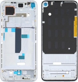 Resim Cbtx Ön Konut Lcd Çerçeve Çerçeve Plakası Xiaomi Mi 10t Pro 5g / Mi 10t 5g / Redmi K30s M2007j3sc M2007j3sy Gümüş 